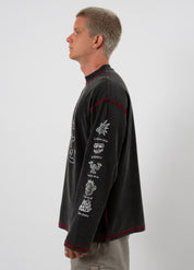 Cinder Reversible LS T-Shirt